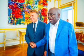 Tinubu Meets Macron in Paris